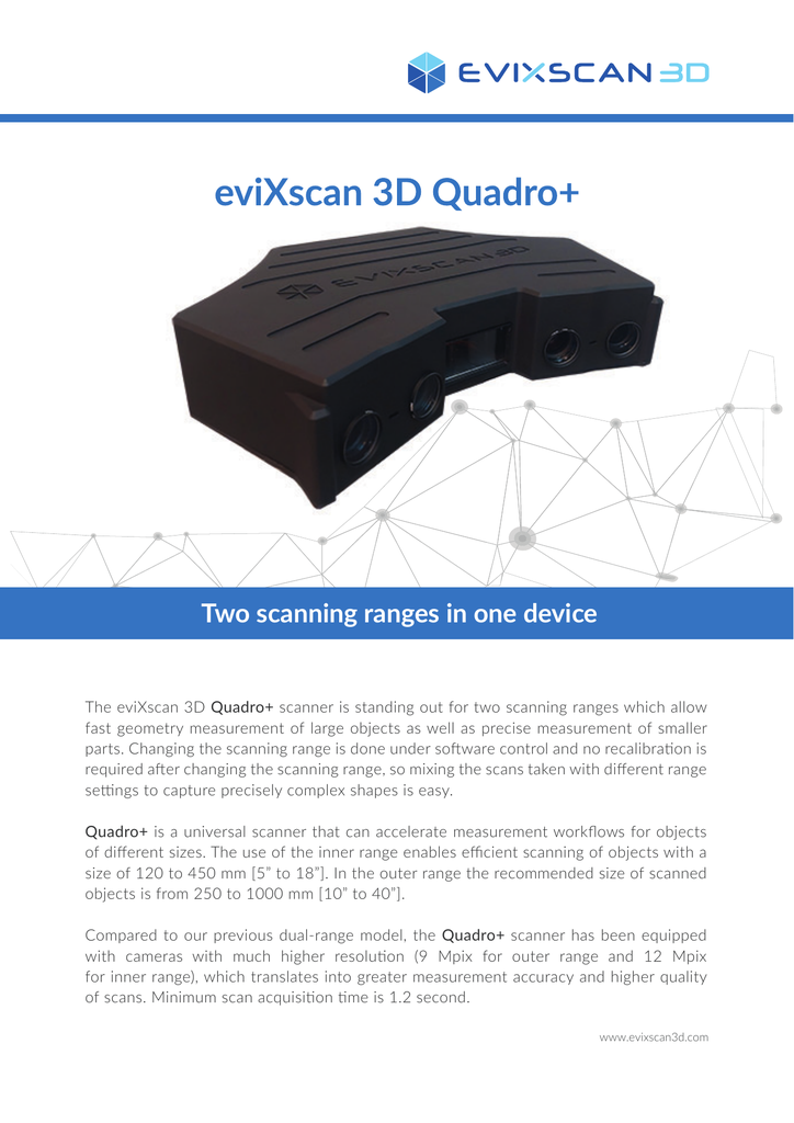 eviXscan 3D Quadro+ Scanner Brochure.pdf